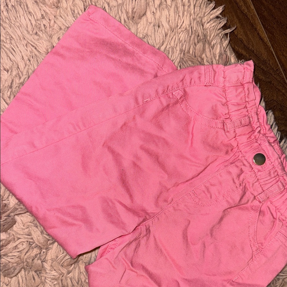 Girl’s Pink Elastic Waist Pants. Never Worn